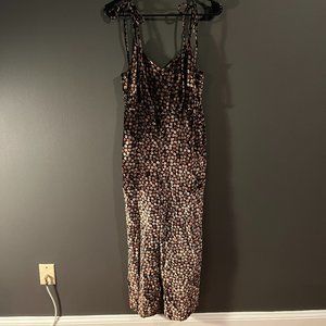 NWOT Madewell Velvet Jumpsuit